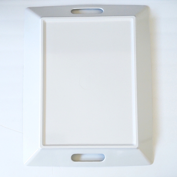 Tommy Bahama Melamine Tropical Palm Leaf Large Rectangle Tray - Picture 2 of 2